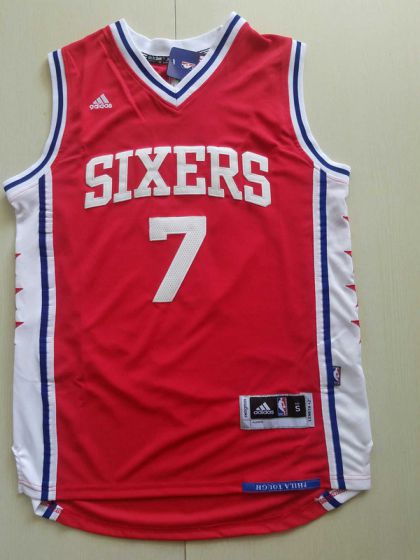 Men Philadelphia 76ers #7 Markelle Fultz Red NBA Jerseys